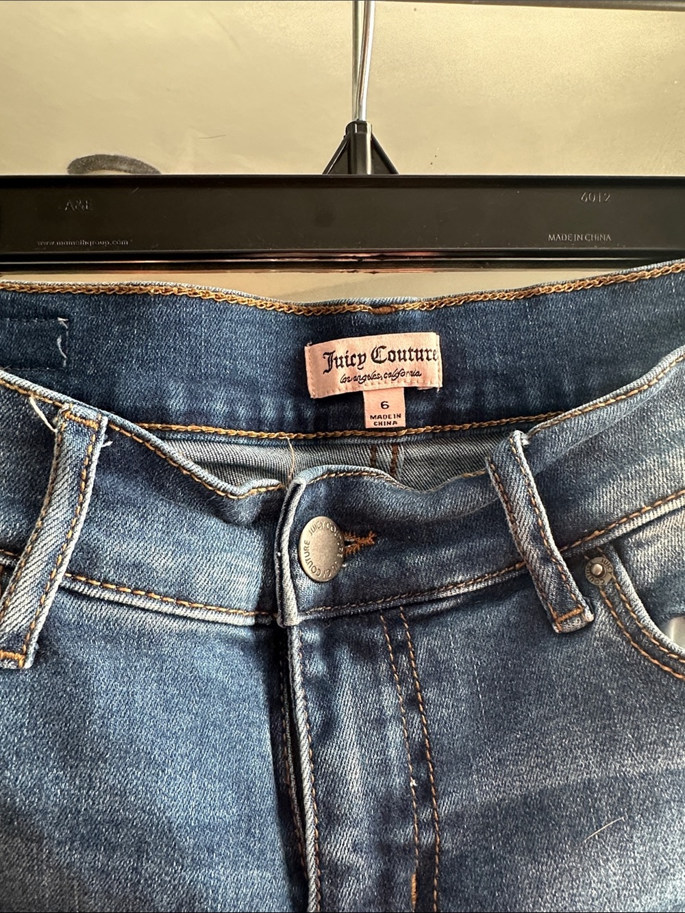 Juicy Couture High-Rise Blue Denim Jeans